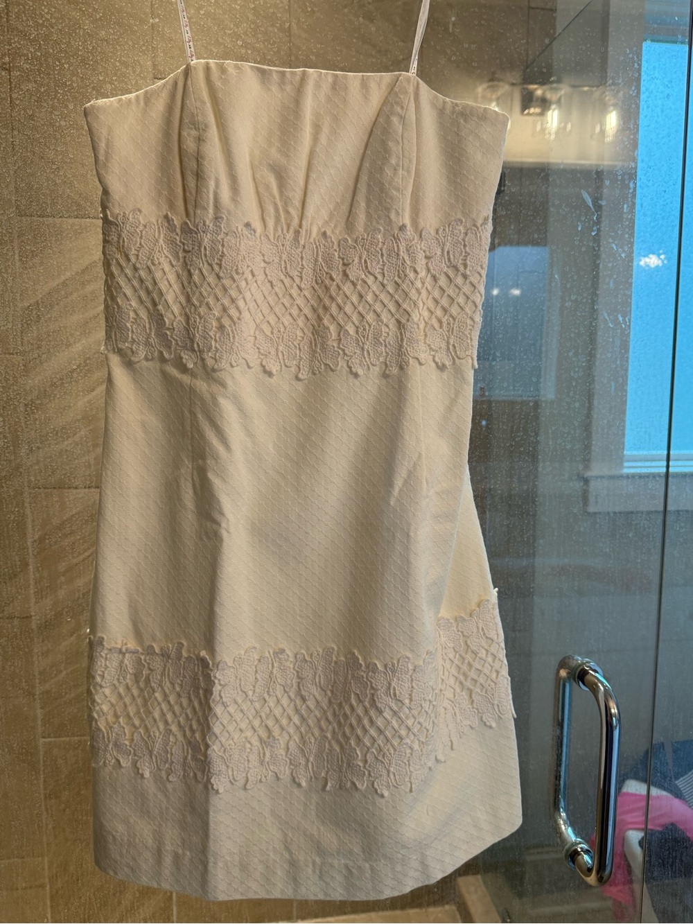 Lilly Pulitzer Size 2 White Strapless Dress- Worn Once